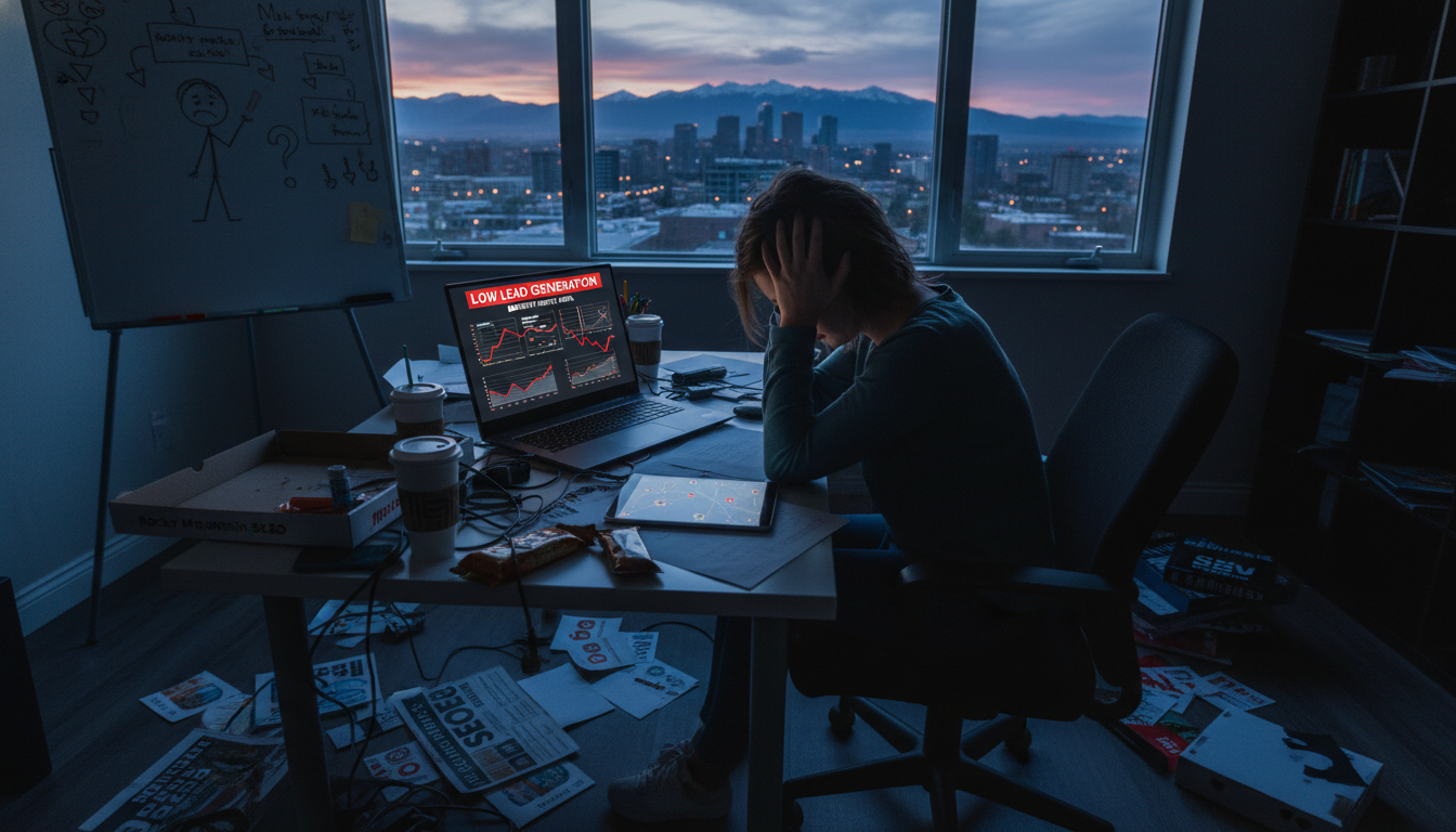 Local SEO audit of why Denver small businesses struggle with online lead gen.